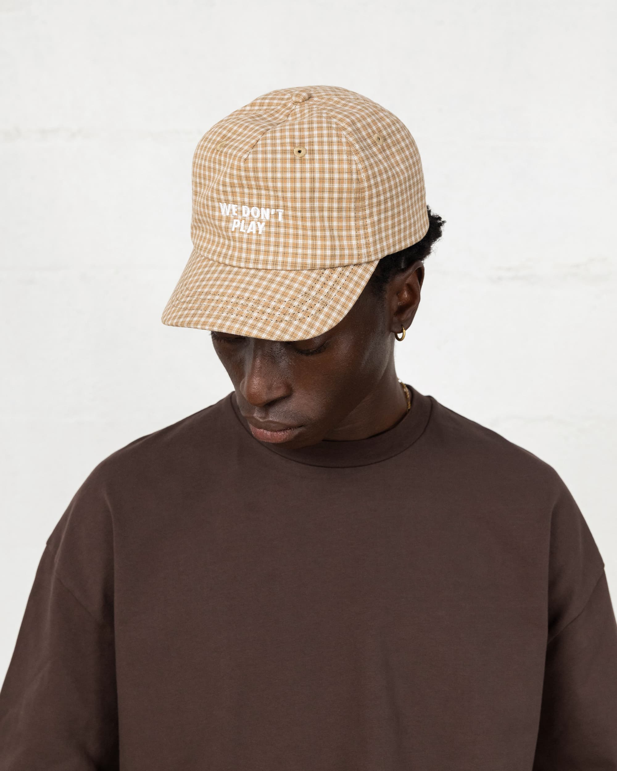 WDP Plaid Cap - Beige