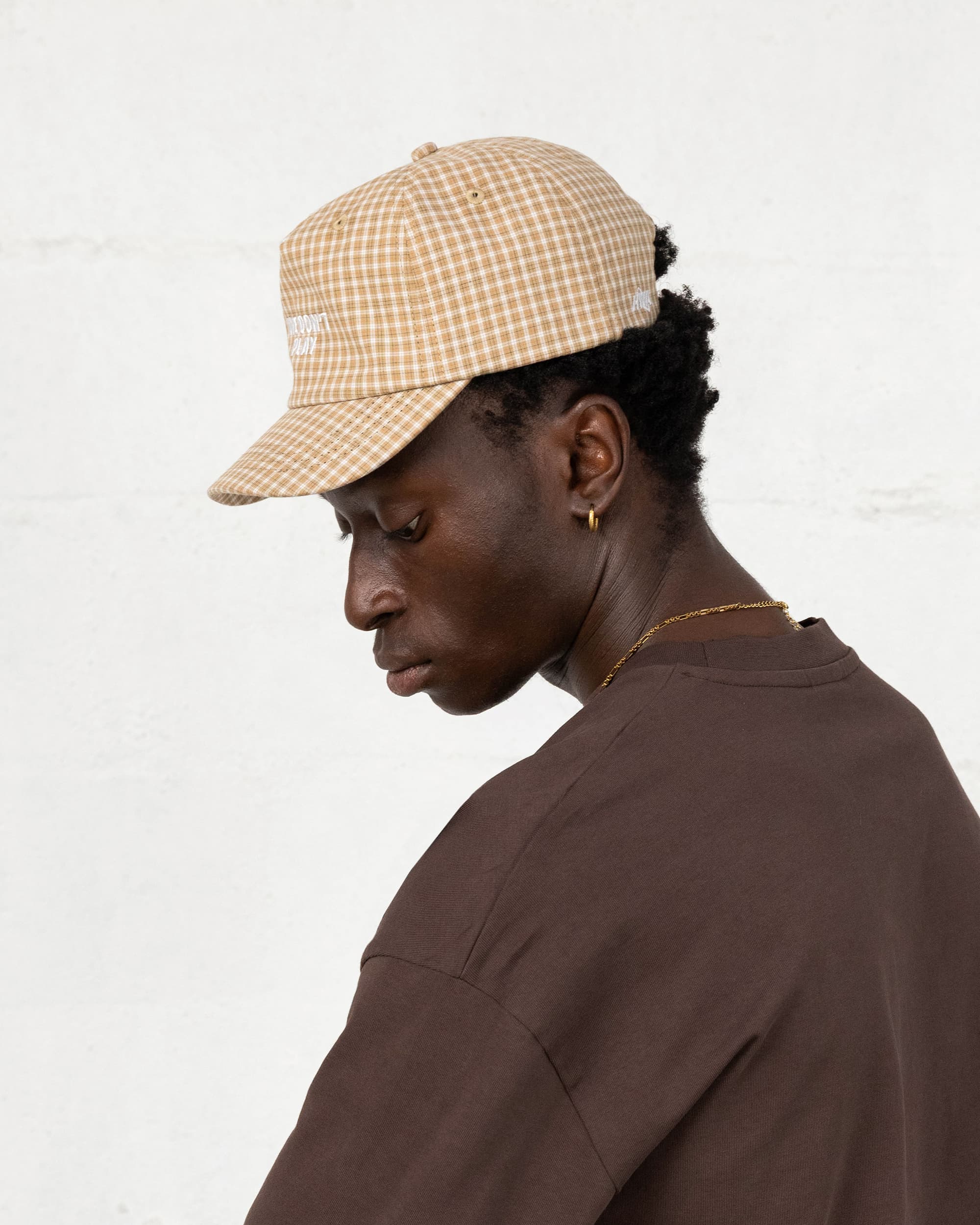 WDP Plaid Cap - Beige