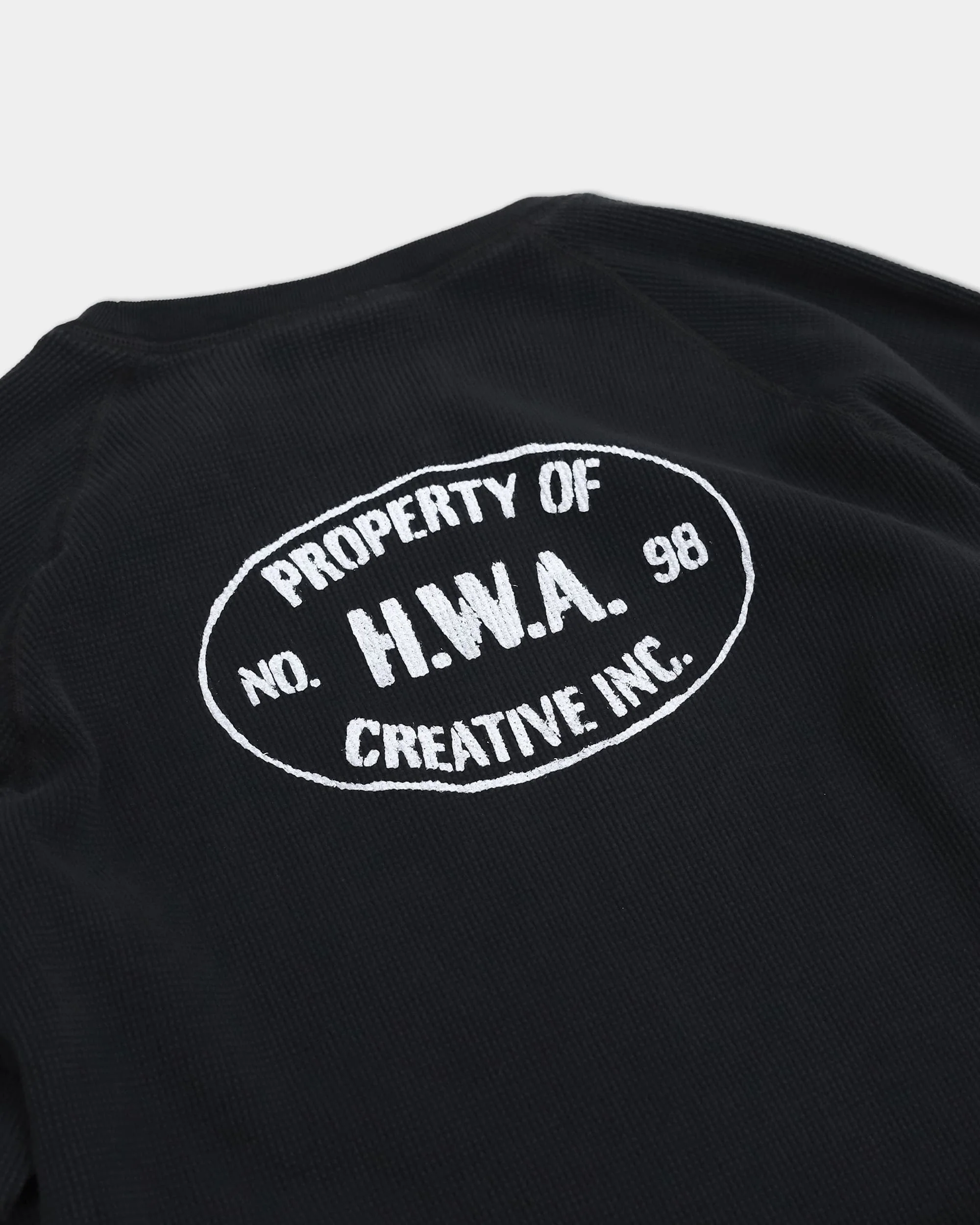 Men's Waffle Knit Long-Sleeved T-shirt - Property