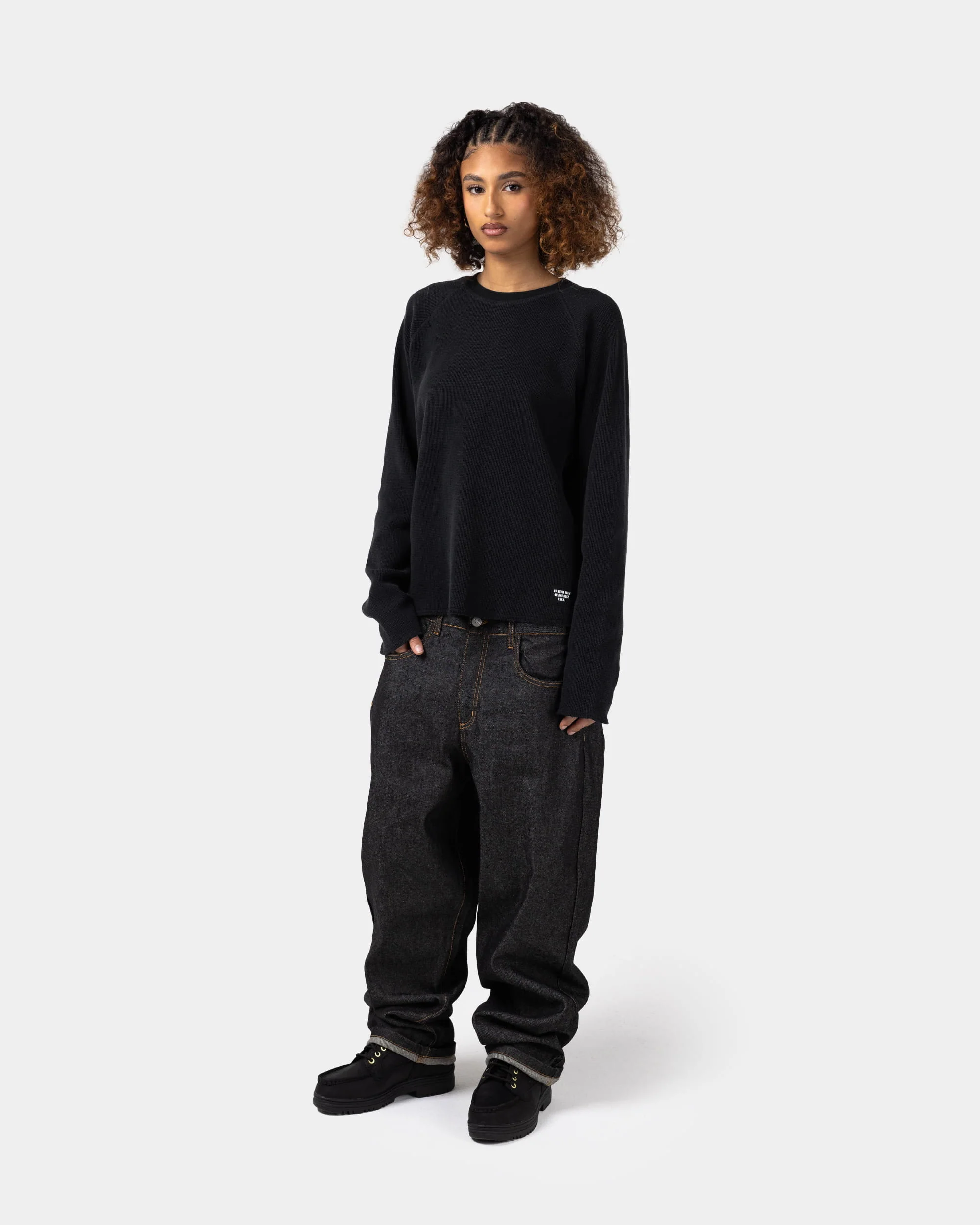 Carter Baggy Jeans - Black