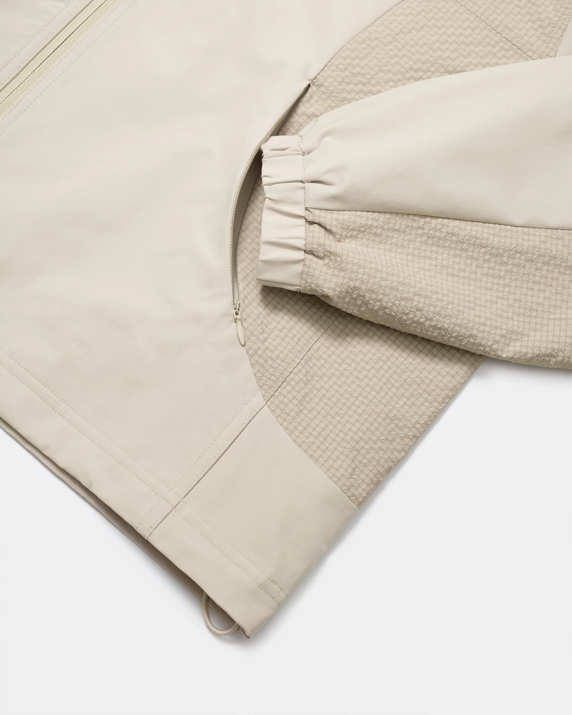 Smart Hooded Jacket - Beige