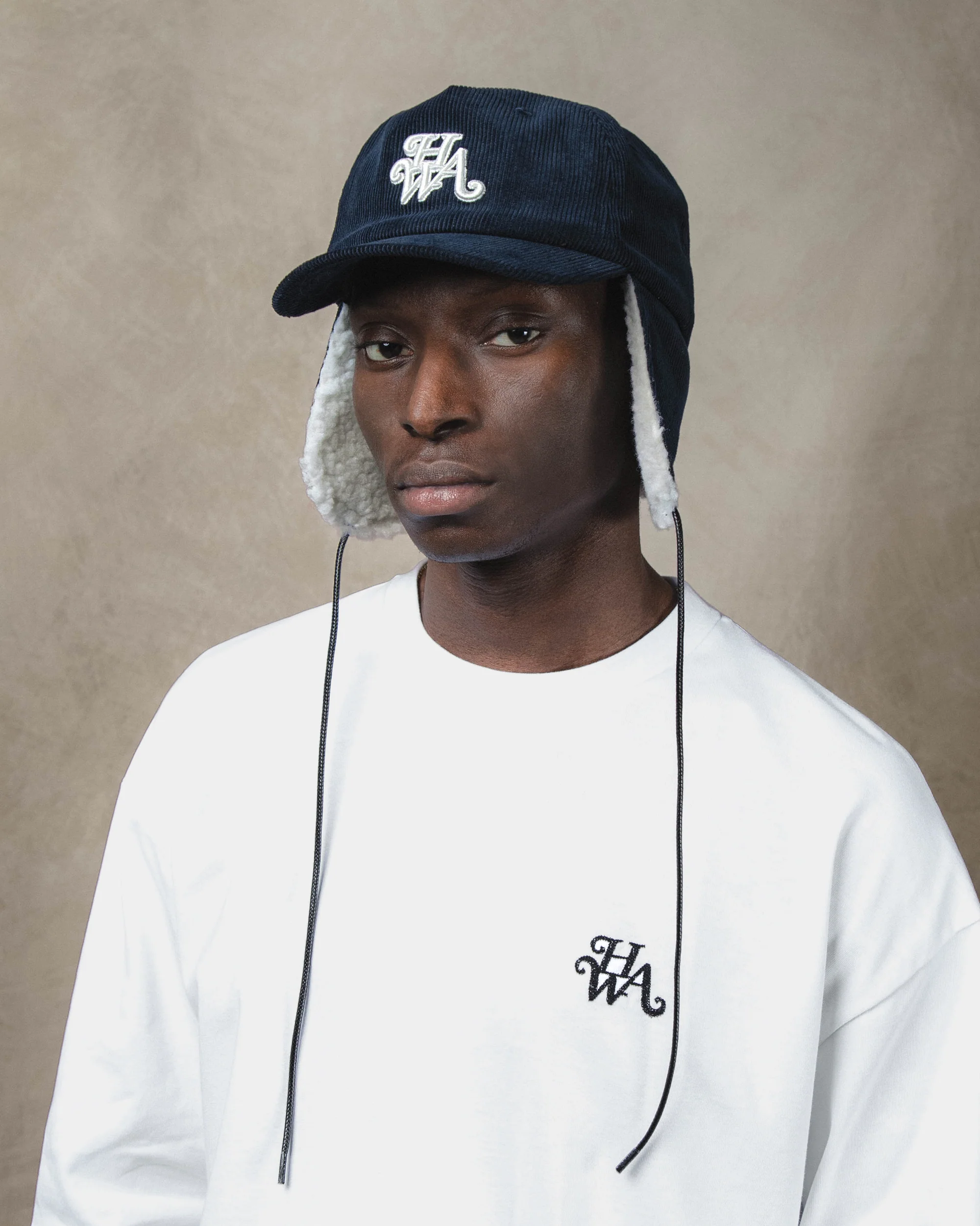 Velvet Chapka Cap - Blue