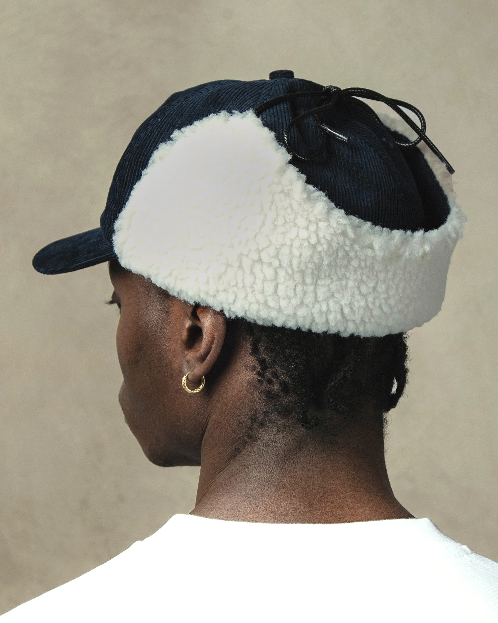 Velvet Chapka Cap - Blue